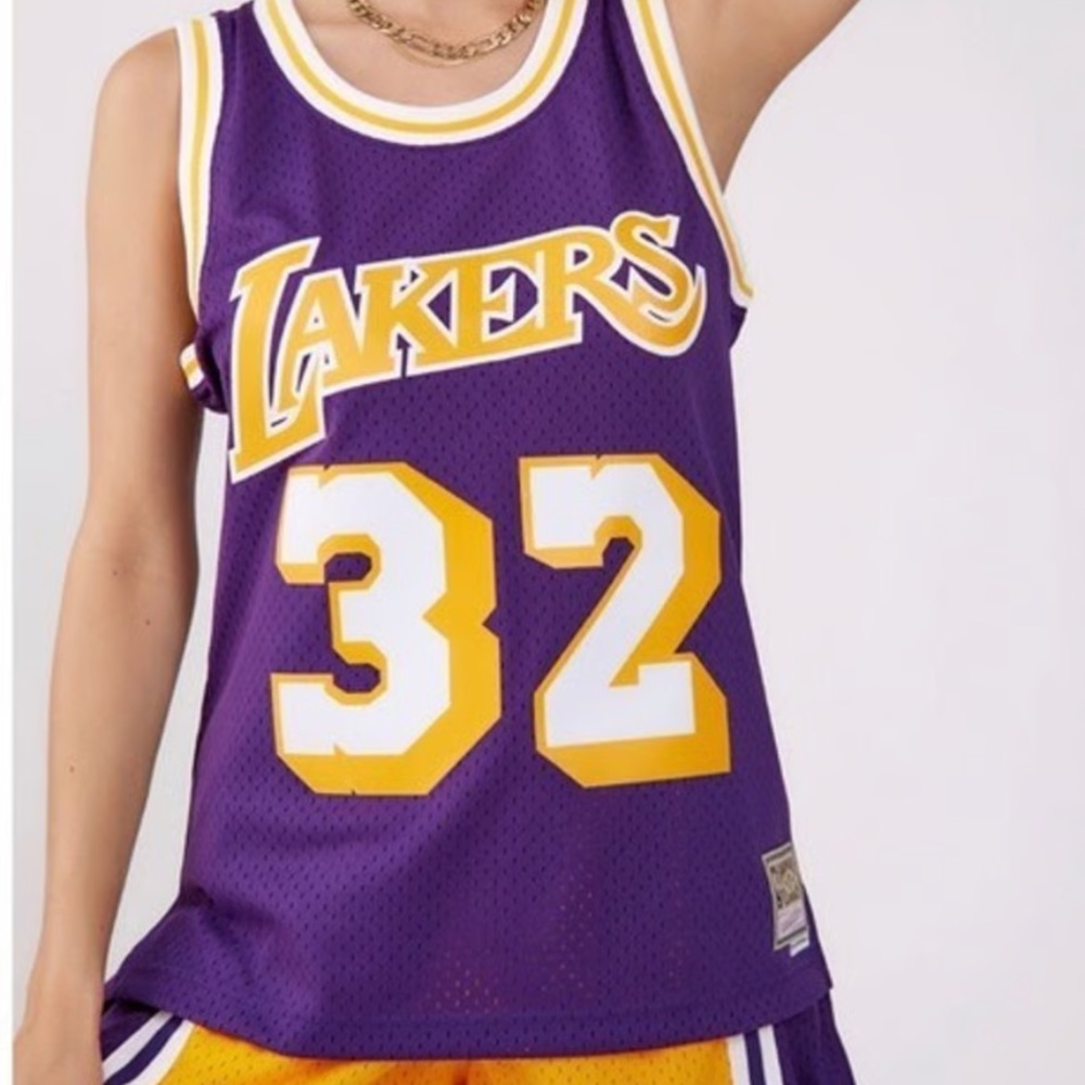 Mitchell & Ness lakers magic Johnson jersey